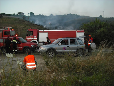 Συμμέτοχη της ΛΕΦΕΔ Ν ΧΑΛΚΙΔΙΚΗΣ στην κατάσβεση της δασικής  πυρκαγιάς στην Κομίτσα – Ουρανούπολη - Φωτογραφία 5