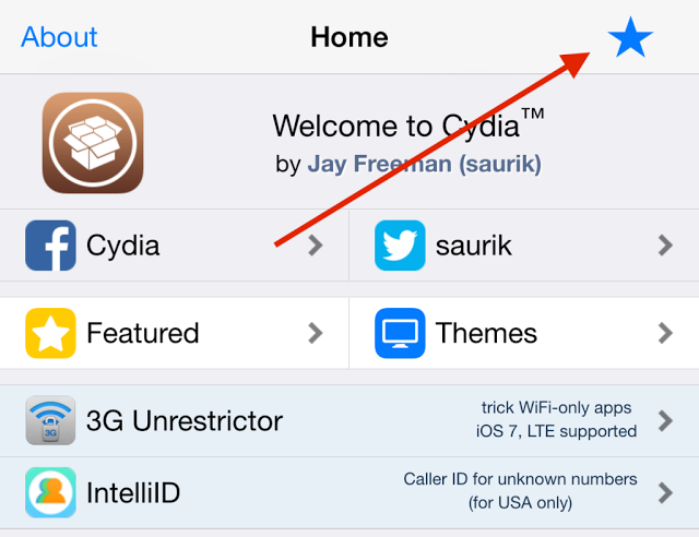 FavoriteTweaks: Cydia tweak free....για να μην ξεχνάτε ποτέ τα tweaks σας - Φωτογραφία 3