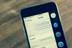 DockBar for iPhone (iOS 8) : Cydia tweak new v1.0.1-30 ($0.99)....Ένα tweak που αξίζει να κατεβάσετε