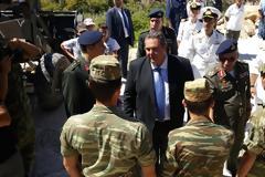 Παρουσία ΥΕΘΑ Πάνου Καμμένου στα εγκαίνια έργου της ΜΟΜΑ στην Ικαρία – Εσπευσμένη επιστροφή στην Αθήνα λόγω των πυρκαγιών