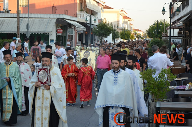 6804 - Την βοήθειά σου Μητέρα. Στον Ιερό Ναό Αγίου Νικολάου Οιχαλίας Τρικάλων βρίσκεται από χθες η Παναγία Πορταΐτισσα της Ιεράς Μονής Ιβήρων Αγίου Όρους - Φωτογραφία 6