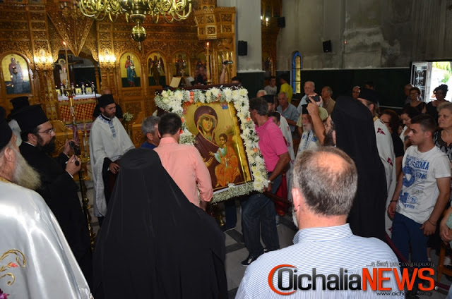 6804 - Την βοήθειά σου Μητέρα. Στον Ιερό Ναό Αγίου Νικολάου Οιχαλίας Τρικάλων βρίσκεται από χθες η Παναγία Πορταΐτισσα της Ιεράς Μονής Ιβήρων Αγίου Όρους - Φωτογραφία 8