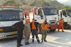 Ο ΣΠΑΠ στην προσπάθεια κατάσβεσης της πυρκαγιάς που ξέσπασε στον Υμηττό [photos]