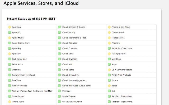 Προβλήματα αντιμετωπίζει αυτή την ώρα η Apple στους server της - Φωτογραφία 2