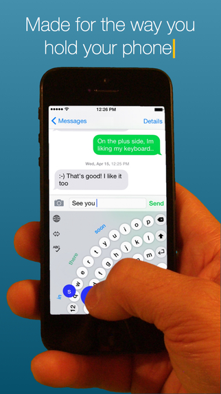 Thumbly Keyboard: AppStore free today...δωρεάν το πρώτο γωνιακό πληκτρολόγιο - Φωτογραφία 3
