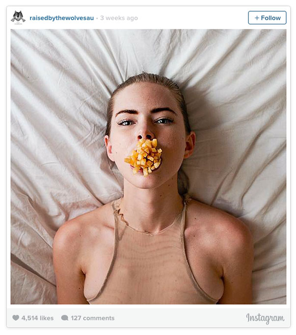 20 σέξι γυναίκες απολαμβάνουν το junk food - Φωτογραφία 5