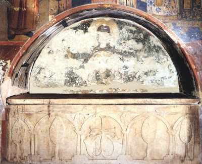 6817 - Ο τάφος των κτητόρων στο καθολικό της μονής Βατοπεδίου - Φωτογραφία 2