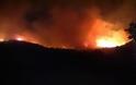 Μεγάλη πυρκαγιά στην Σαμοθράκη - Κοντά σε αποθήκη πυρομαχικών του στρατού (εικόνες) - Φωτογραφία 1