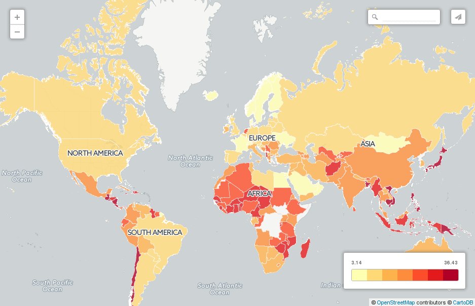 Ποιες χώρες είναι στο «κόκκινο» για σεισμούς, πλημμύρες, θύελλες [χάρτες] - Φωτογραφία 3