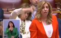 Οι γκριμάτσες και οι χειρονομίες της βουλευτού του ΠΑΣΟΚ που έμειναν στα highlight της χθεσινής ψηφοφορίας στην ολομέλεια της βουλής [video]