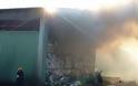 ΚΑΤΑΣΤΡΟΦΗ:  Πυρκαγιά εργοστασίου στην Αύρα Καλαμπάκας