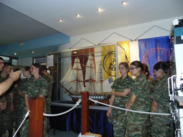 Ξενάγηση σπουδαστών της ΣΑΝ στο Ναυτικό Μουσείο Λιτοχώρου - Φωτογραφία 10