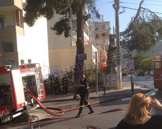 Φωτιά σε οικόπεδο στη κεντρική πλατεία του Γέρακα αναστάτωσε την περιοχή [photos] - Φωτογραφία 3