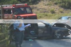 Σύγκρουση στρατιωτικού λεωφορείου με IX στη Λήμνο