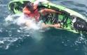 Ψαράς έδωσε «μάχη» με τερατώδες ψάρι - Το βίντεο κόβει την ανάσα