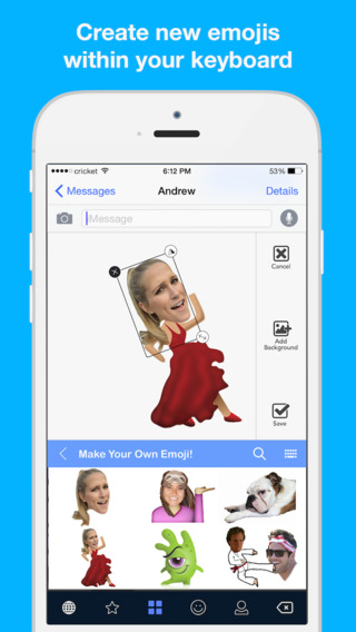 YourMoji Keyboard : AppStore new free...φτιάξτε τα δικά σας Emoji - Φωτογραφία 5