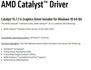 AMD Catalyst 15.7.1 Driver για τα Windows 10 - Φωτογραφία 1