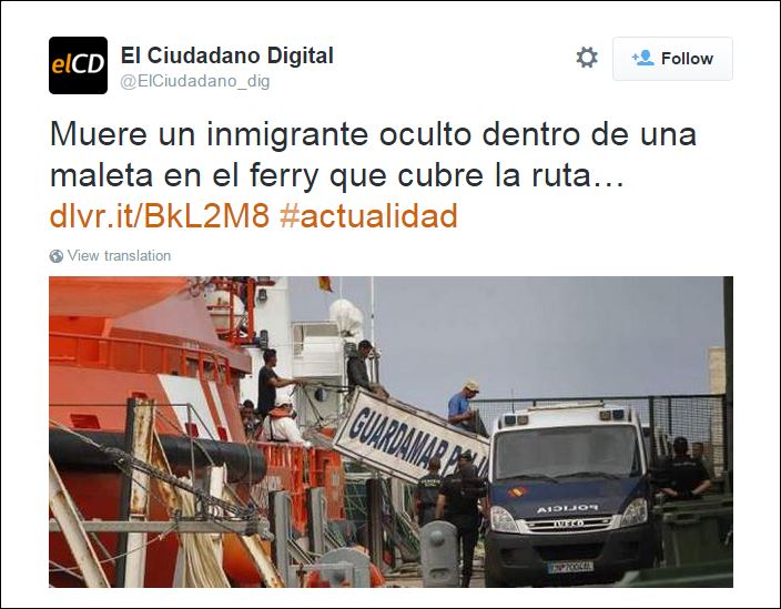 Σοκ στην Ισπανία - 27χρονος μετανάστης νεκρός σε βαλίτσα [photos] - Φωτογραφία 2