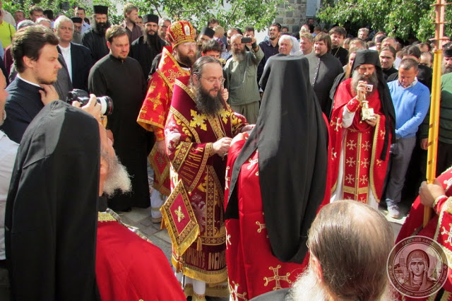 6913 - Φωτογραφίες από την σημερινή πανήγυρη στο Ρωσικό Μοναστήρι του Αγίου Παντελεήμονα στο Άγιο Όρος - Φωτογραφία 2