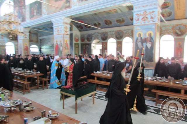 6913 - Φωτογραφίες από την σημερινή πανήγυρη στο Ρωσικό Μοναστήρι του Αγίου Παντελεήμονα στο Άγιο Όρος - Φωτογραφία 37