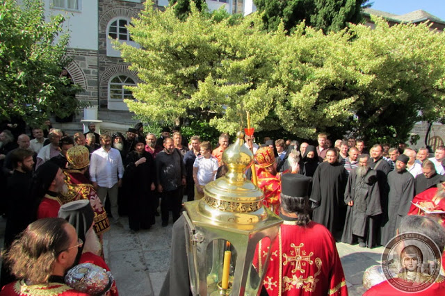 6913 - Φωτογραφίες από την σημερινή πανήγυρη στο Ρωσικό Μοναστήρι του Αγίου Παντελεήμονα στο Άγιο Όρος - Φωτογραφία 43