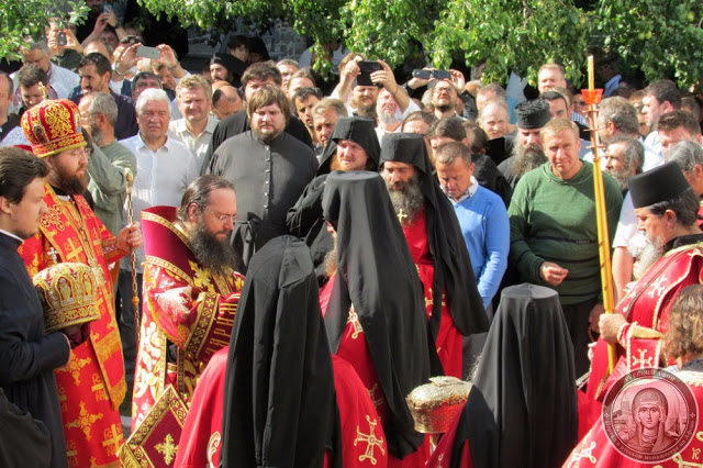 6913 - Φωτογραφίες από την σημερινή πανήγυρη στο Ρωσικό Μοναστήρι του Αγίου Παντελεήμονα στο Άγιο Όρος - Φωτογραφία 46