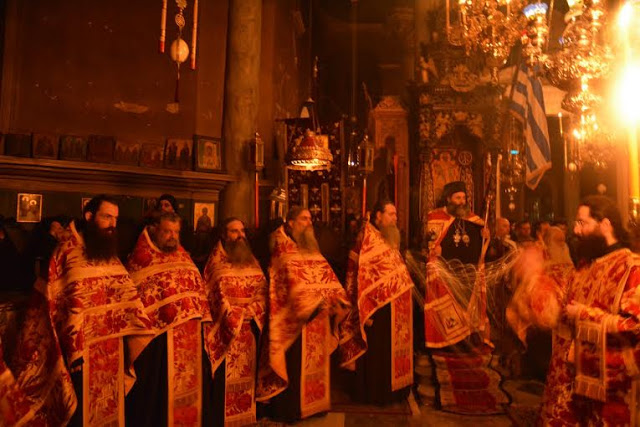 6923 - Φωτογραφίες από την σημερινή πανήγυρη για τον κτίτορα της Ιεράς Μονής Αγίου Παύλου στο Άγιο Όρος - Φωτογραφία 10