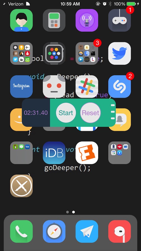 MiniTimer: cydia tweak new free - Φωτογραφία 2