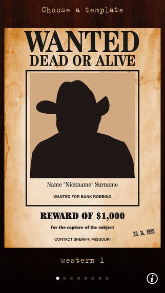 Wanted Poster Pro:  AppStore free today - Φωτογραφία 3