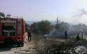 Φωτιά σε οικόπεδο με λάστιχα στην Ξάνθη - Πυκνοί μαύροι καπνοί σκέπασαν την περιοχή [photo+video]