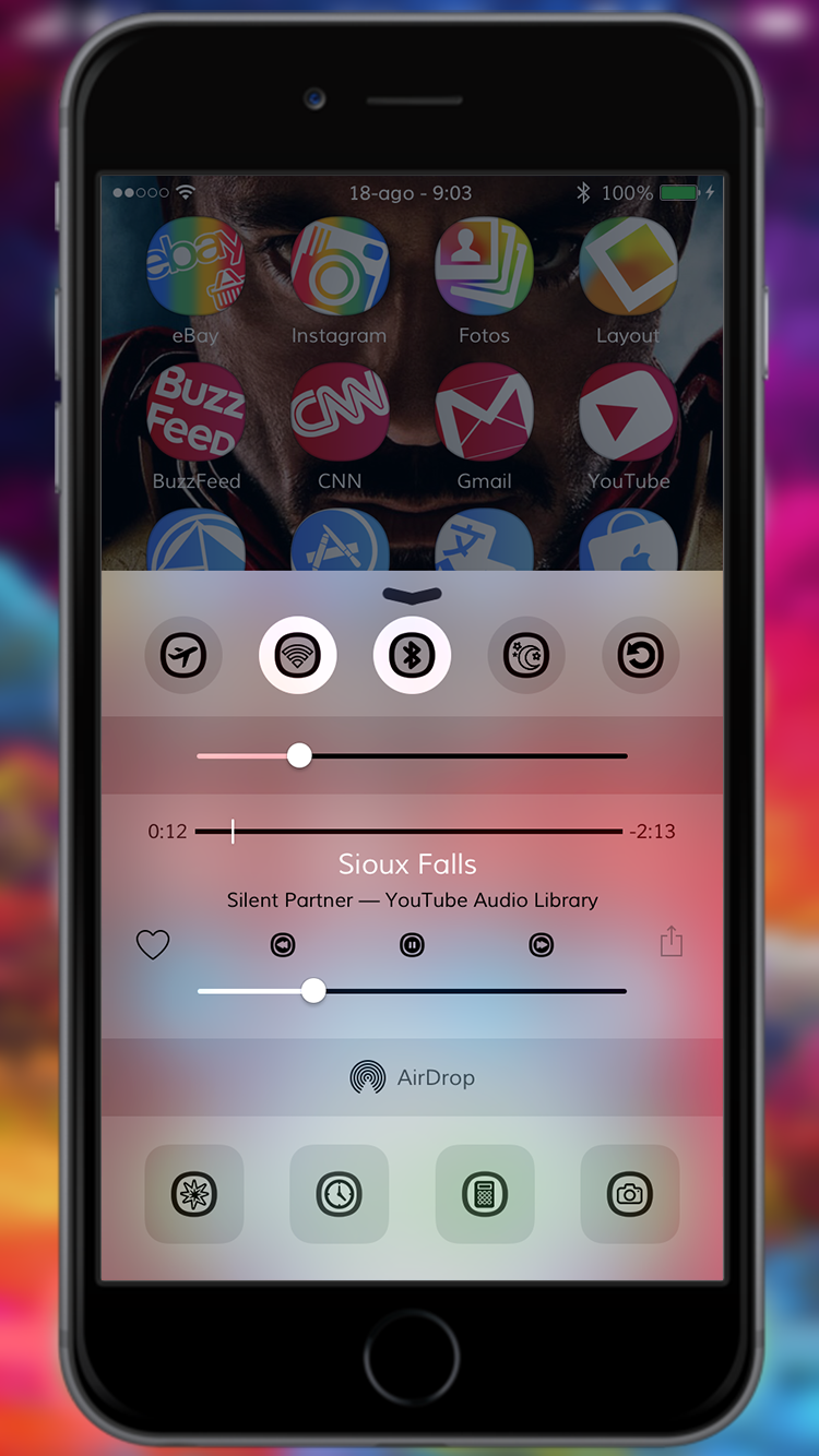 Zoomy iOS 8 (Tykology) ......Ένα θέμα για το iphone σας - Φωτογραφία 2