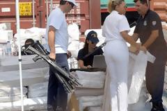 Συνεχίζονται οι έρευνες στο πλωτό οπλοστάσιο του Haddad1 [photos+video]
