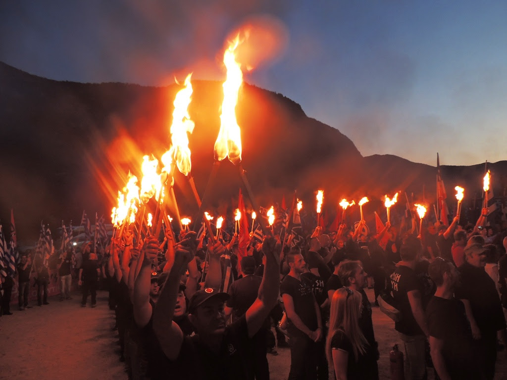 Τελετή Τιμής και Μνήμης της Χρυσής Αυγής για την μάχη των Θερμοπυλών [photos] - Φωτογραφία 14