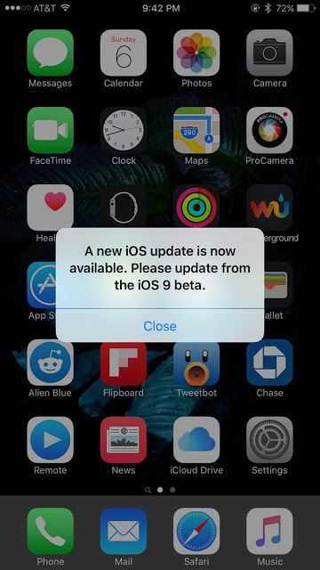 Εξαιτίας προβλήματος οι χρήστες βλέπουν μια νέα Beta του ios 9 - Φωτογραφία 2