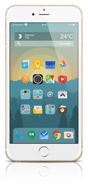 Moondroid Lollipop Theme :Cydia theme free... Ένα Ελληνικό θέμα για iphone - Φωτογραφία 2