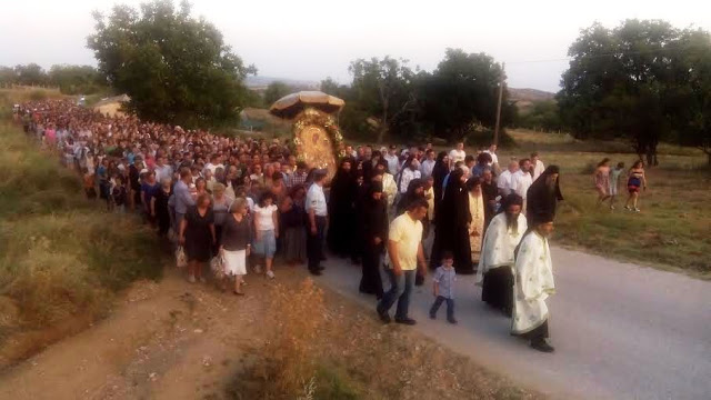 7042 - Υποδοχή θαυματουργής εικόνας Παναγίας Γοργοϋπηκόου στο Σοχό Θεσσαλονίκης (φωτογραφίες και βίντεο) - Φωτογραφία 12