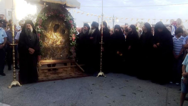 7042 - Υποδοχή θαυματουργής εικόνας Παναγίας Γοργοϋπηκόου στο Σοχό Θεσσαλονίκης (φωτογραφίες και βίντεο) - Φωτογραφία 3