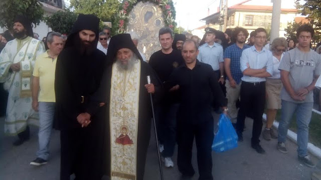 7042 - Υποδοχή θαυματουργής εικόνας Παναγίας Γοργοϋπηκόου στο Σοχό Θεσσαλονίκης (φωτογραφίες και βίντεο) - Φωτογραφία 9