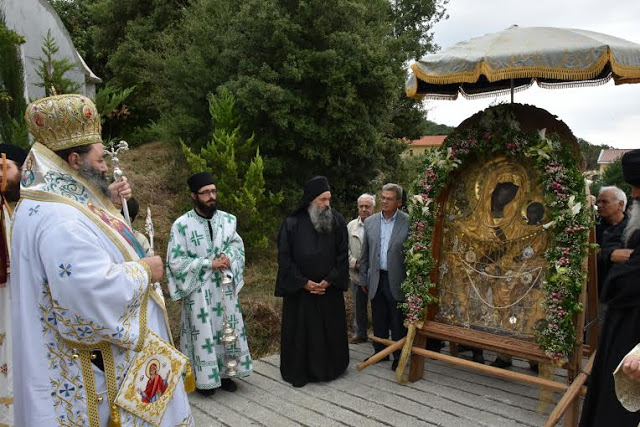 7046 - Με το Αγιορειτικό Τυπικό ο εορτασμός του Γενεσίου της Θεοτόκου στην Ιερά Μονή της Παναγίας Θεοσκεπάστου-Σοχού - Φωτογραφία 20