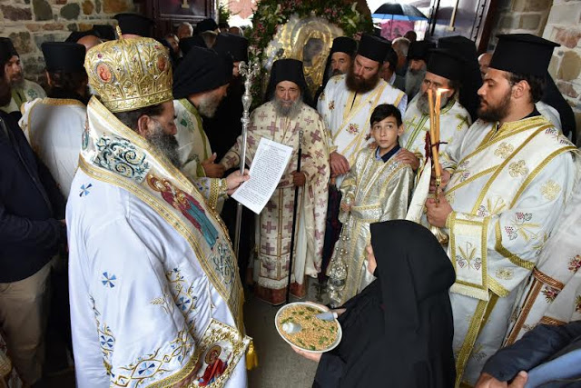 7046 - Με το Αγιορειτικό Τυπικό ο εορτασμός του Γενεσίου της Θεοτόκου στην Ιερά Μονή της Παναγίας Θεοσκεπάστου-Σοχού - Φωτογραφία 25