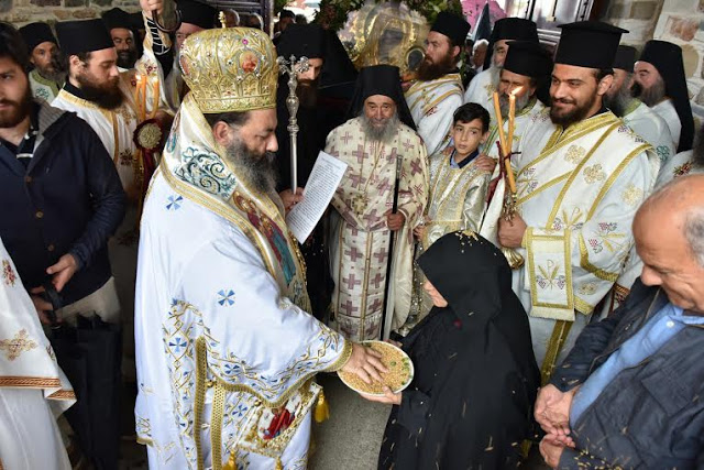 7046 - Με το Αγιορειτικό Τυπικό ο εορτασμός του Γενεσίου της Θεοτόκου στην Ιερά Μονή της Παναγίας Θεοσκεπάστου-Σοχού - Φωτογραφία 27