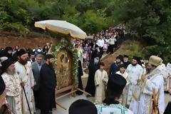 7046 - Με το Αγιορειτικό Τυπικό ο εορτασμός του Γενεσίου της Θεοτόκου στην Ιερά Μονή της Παναγίας Θεοσκεπάστου-Σοχού