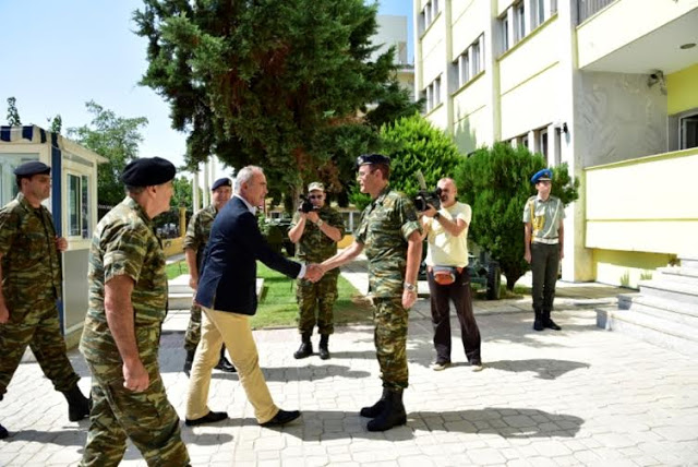 Επίσκεψη ΥΕΘΑ Ιωάννη Γιάγκου στην Περιοχή Ευθύνης του Δ΄ Σώματος Στρατού - Φωτογραφία 5