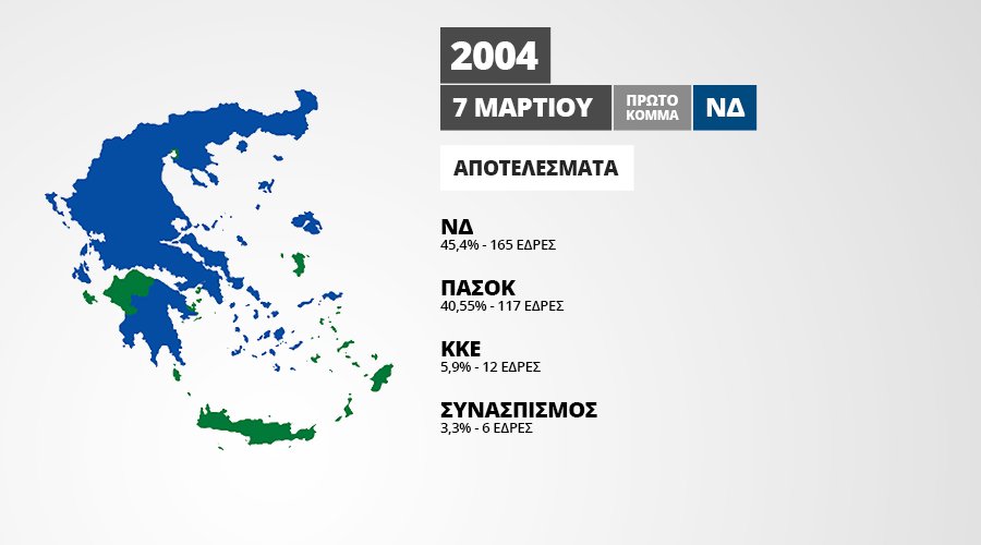 Όλοι οι χάρτες των Βουλευτικών εκλογών από τη μεταπολίτευση [photos] - Φωτογραφία 12