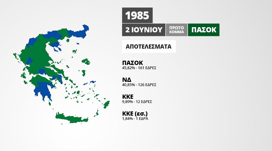 Όλοι οι χάρτες των Βουλευτικών εκλογών από τη μεταπολίτευση [photos] - Φωτογραφία 5