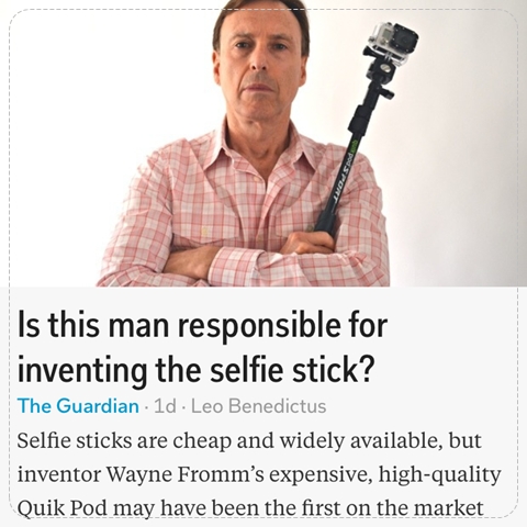 O άνθρωπος που εφηύρε το selfie stick είναι σήμερα εκατομμυριούχος - Φωτογραφία 2
