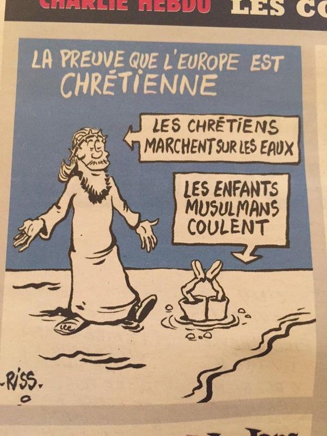Το Charlie Hebdo προκαλεί με τα σκίτσα του για τον μικρό Αϊλάν [photos] - Φωτογραφία 3