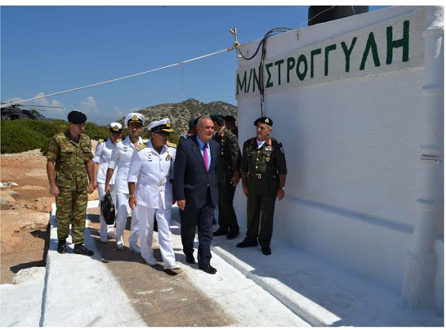 Επίσκεψη ΥΕΘΑ σε Μεγίστη, Ρω, Στρογγύλη - Φωτογραφία 2