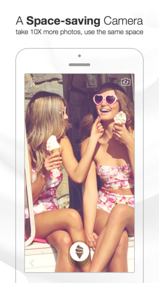 IceCream - the Clever Camera: AppStore free....τραβήξτε φωτογραφίες ακόμη και δεν έχετε χώρο στο iphone σας - Φωτογραφία 5