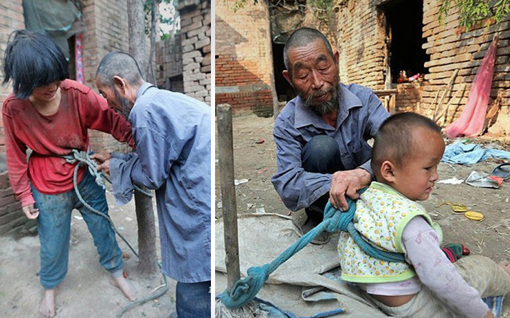 Αδιανόητο: Αγρότης δένει τη γυναίκα και το παιδί του σε στύλο για να μη το σκάσουν [photo] - Φωτογραφία 5